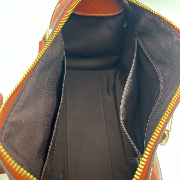 Coach Brown and Tan Signature Handbag - Picture 8 of 9